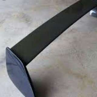 Evo 9 fiber spoiler