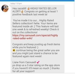 Highly Rated Seller