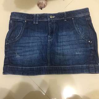 edc牛仔短裙