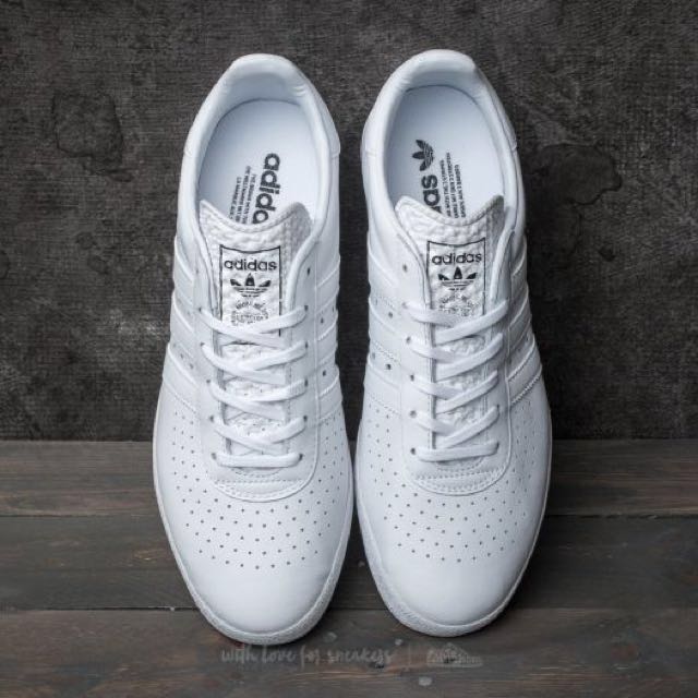 white adidas 350 trainers