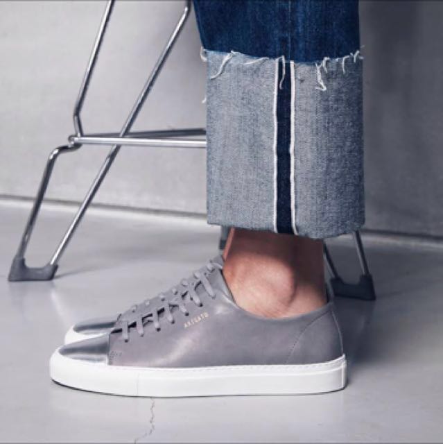 Axel Arigato Grey in Cap-Toe Sneakers 