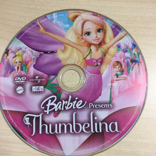 barbie thumbelina dvd