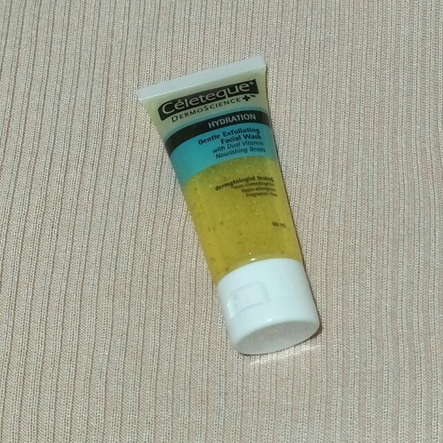 celeteque hydration exfoliating facial wash