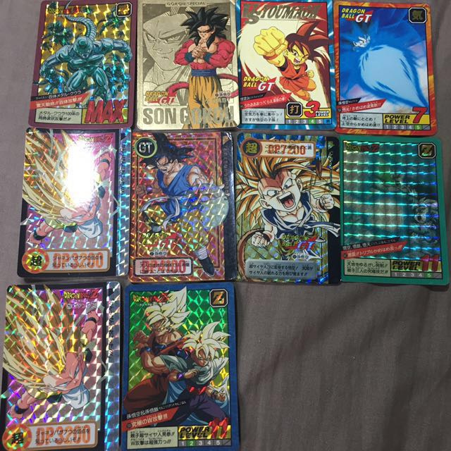 Dragonball Gt Dragon Ball Z Card Toys Games Board Games