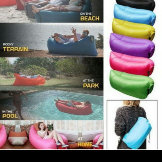 Fast Inflate Banana Air Bed Lazy Sleeping Bed, Everything Else, Others