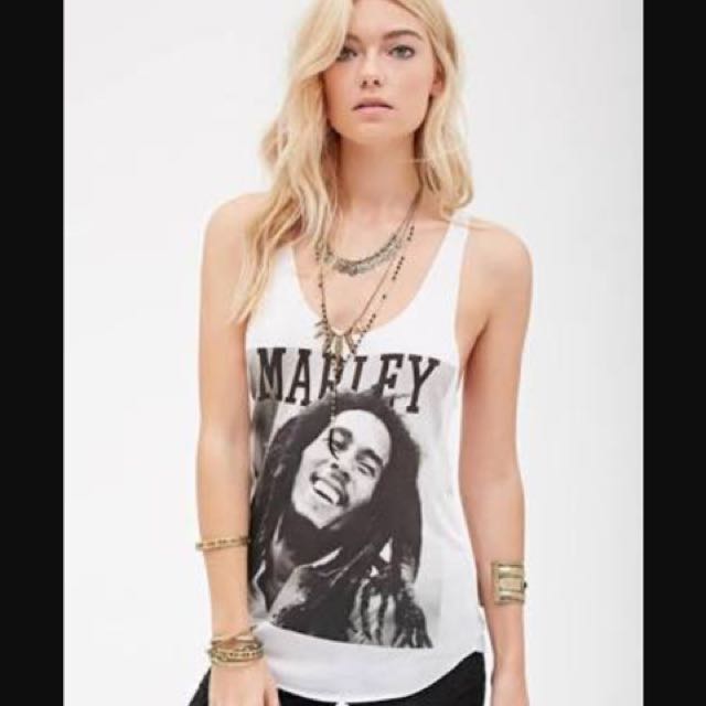 Bob marley tank top forever 21 sales