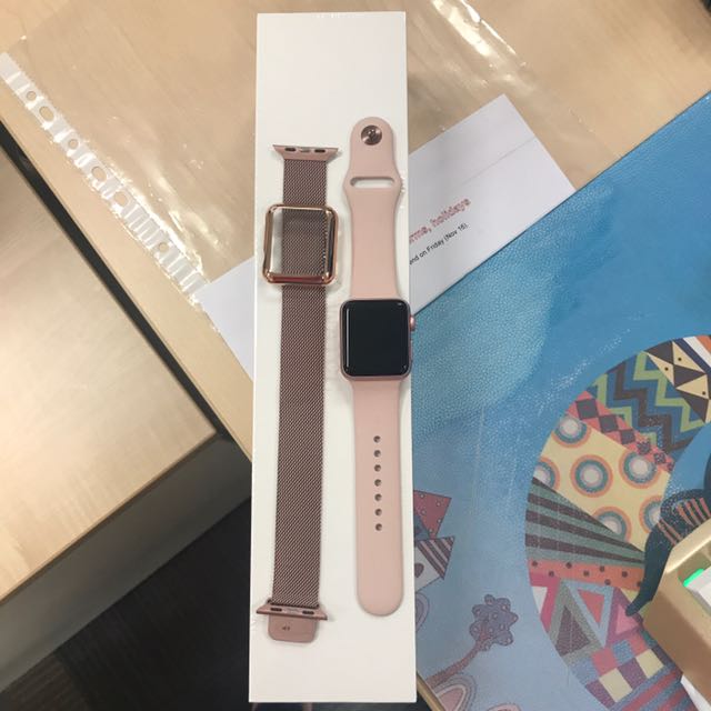 iwatch 2 38mm rose gold
