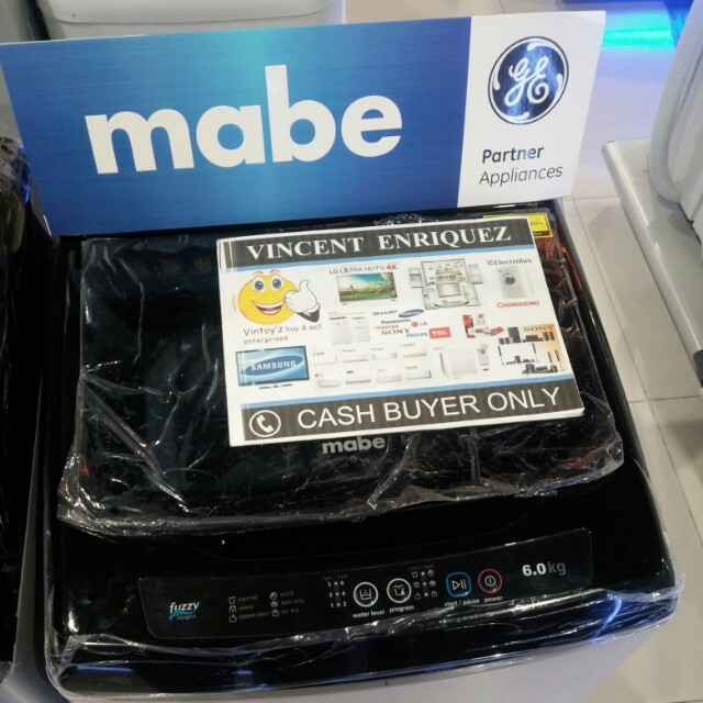 Mabe Fully Auto Top Load Washing Machine 8kg Model Wma084xesxo Tv Home Appliances Washing Machines And Dryers On Carousell