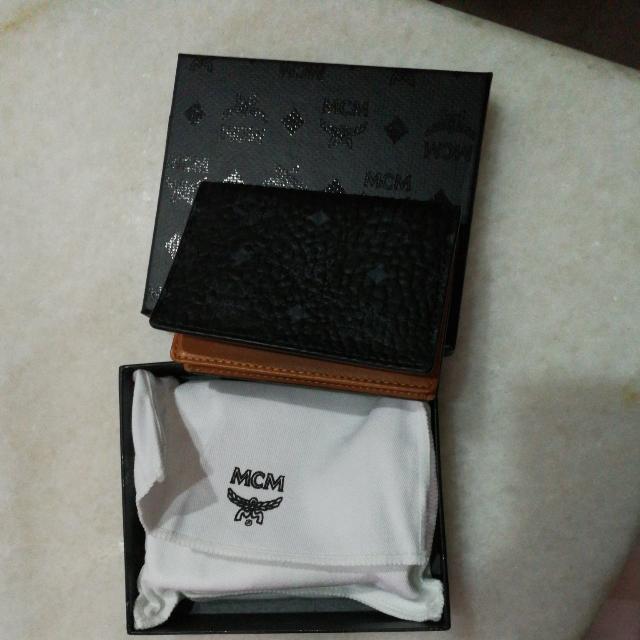Mcm claus card case outlet