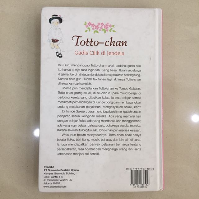 sale totto chan gadis cilik di jendela tetsuko kuroyanagi