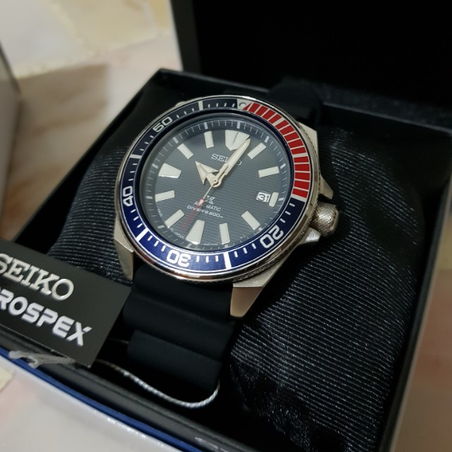 Seiko Prospex Samurai Automatic Divers 200M Japan Made SRPB53 SRPB53J1  SRPB53J, Men's Fashion, Watches & Accessories, Watches on Carousell