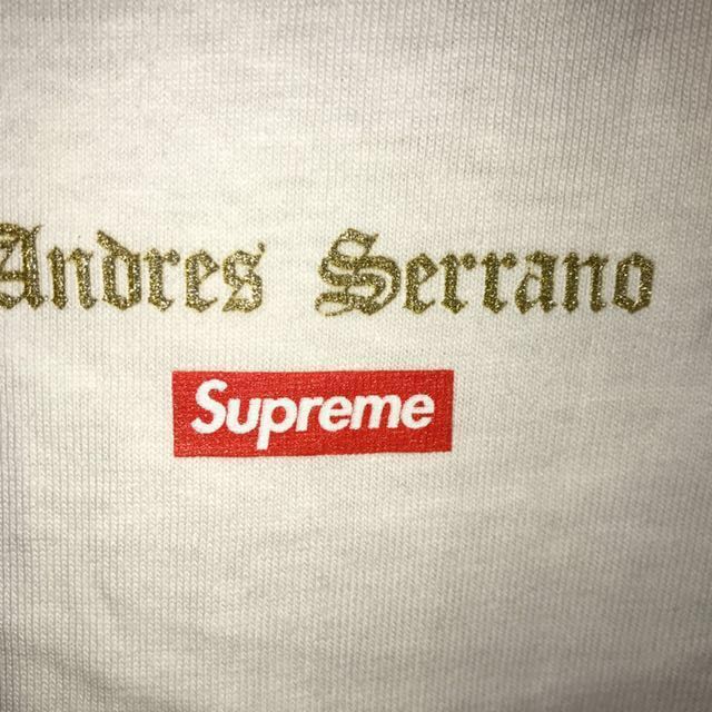 supreme andres serrano tee