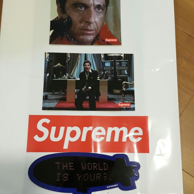 supreme scarface sticker