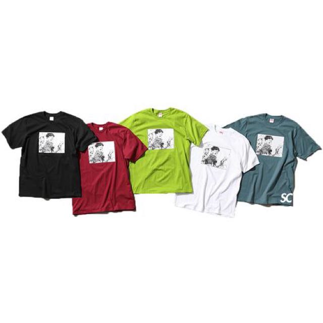supreme akira arm tee white