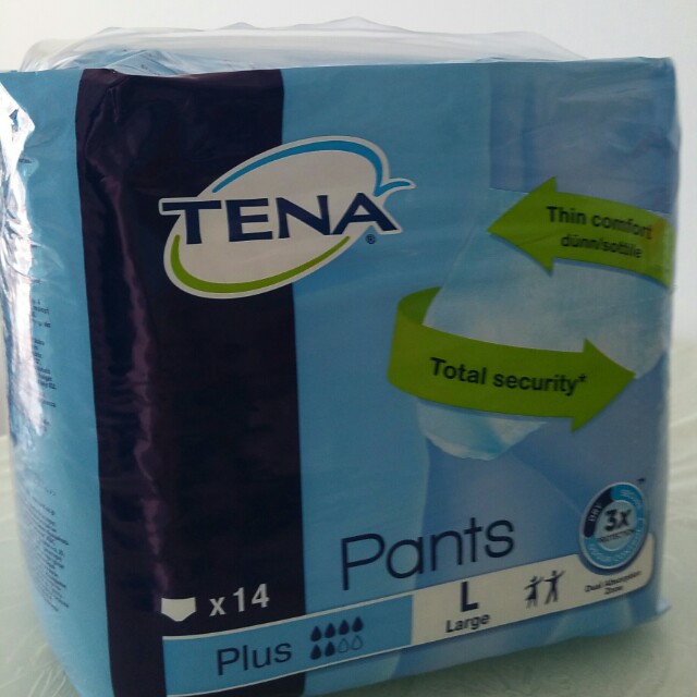 Tena Pants Plus L Size Health Beauty Bath Body On Carousell