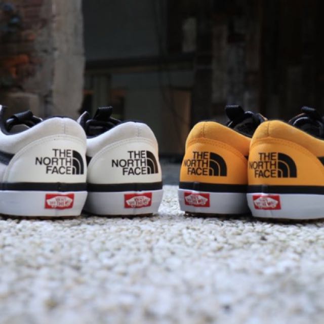 the north face vans yellow