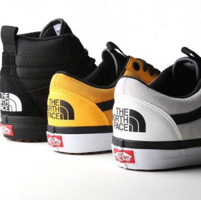 vans north face gialle