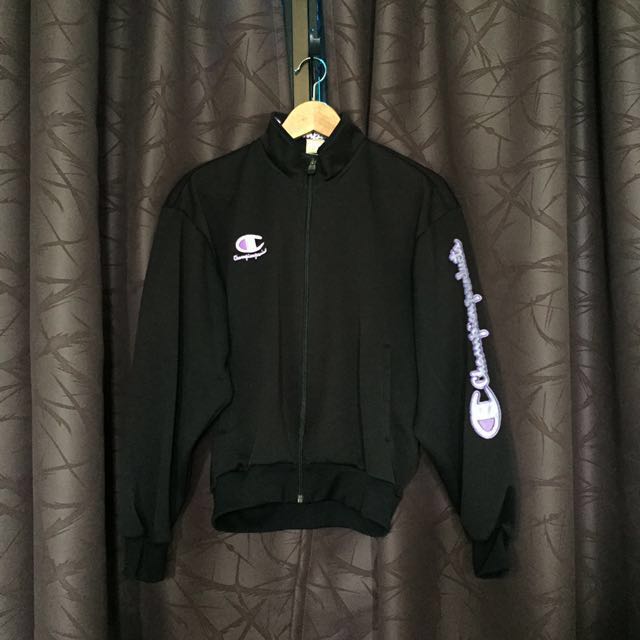 Vintage Champion Products Jacket Embroidered Logo Size L Jaspo