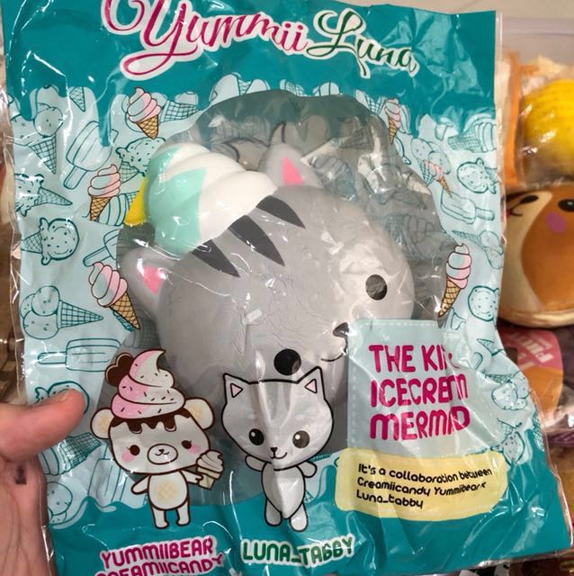 yummiiluna cat mermaid squishy Hobbies Toys Toys Games on Carousell