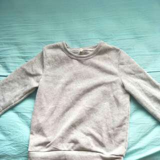 HIS QUEEN BASIC GREY JUMPER.