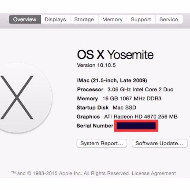 Apple 21.5inch iMac, late 2009 Series (Model A1311, EMC 2308) [Upgraded