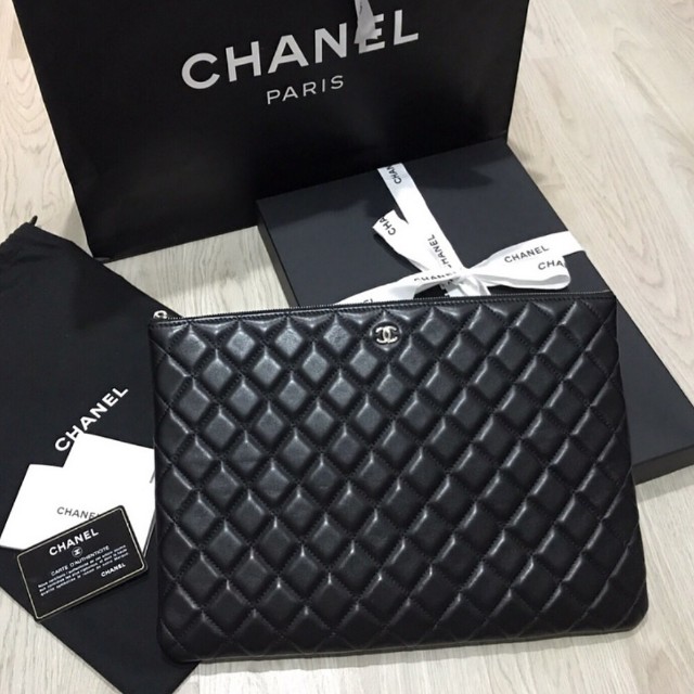 Authentic Chanel O Case Large, Luxury, Bags & Wallets on Carousell