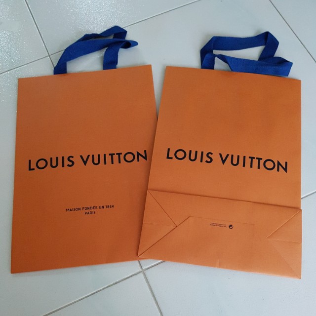 LV LOUIS Vuitton Paper Carrier Gift Bag multiple Sizes choice £8.50 -  PicClick UK