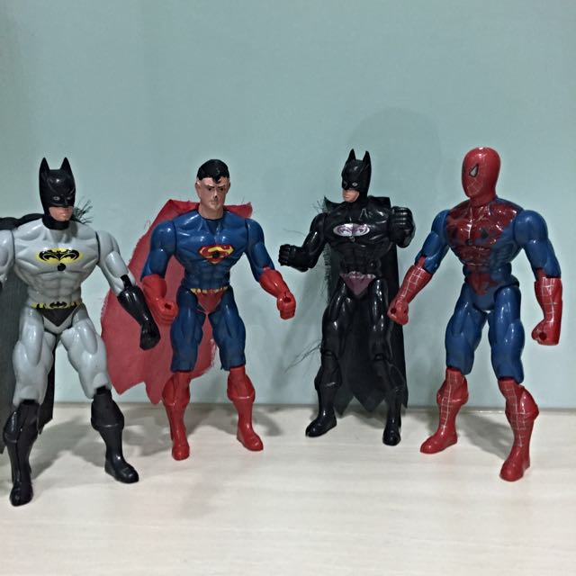 batman and spiderman toys