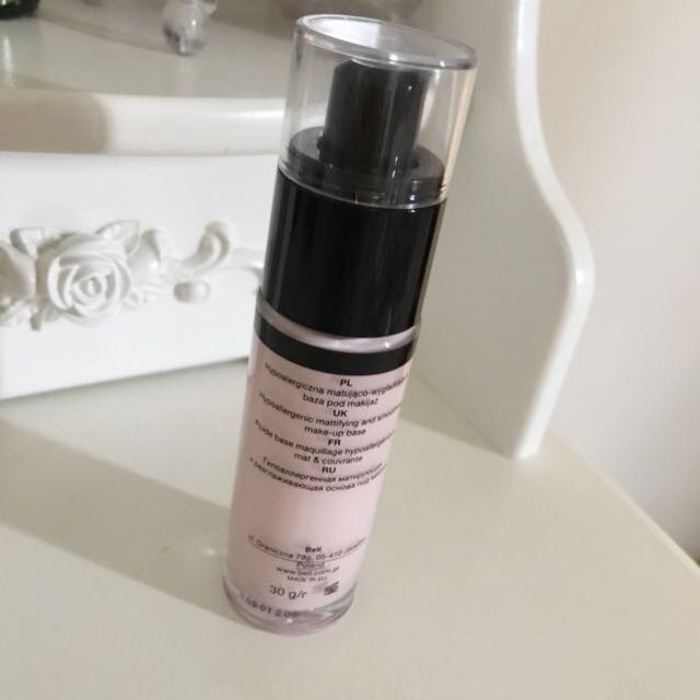 Bell Cosmetics Hypoallergenic Mat & Smooth Make Up Base Primer 30g