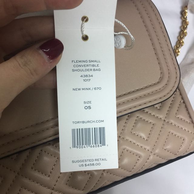 tory burch fleming new mink