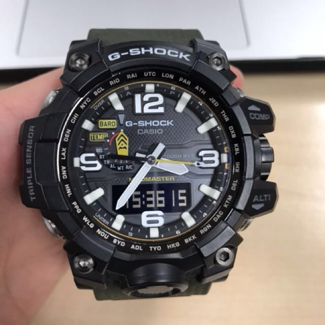 Casio G Shock Mud Master Green Gwg 1000 Men S Fashion Watches On Carousell