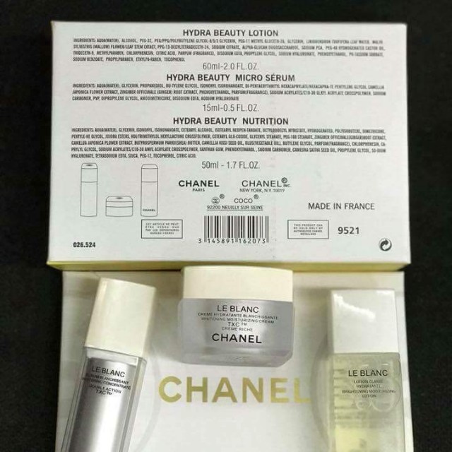 Chanel Facial set, Beauty & Personal Care, Face, Face Care on Carousell