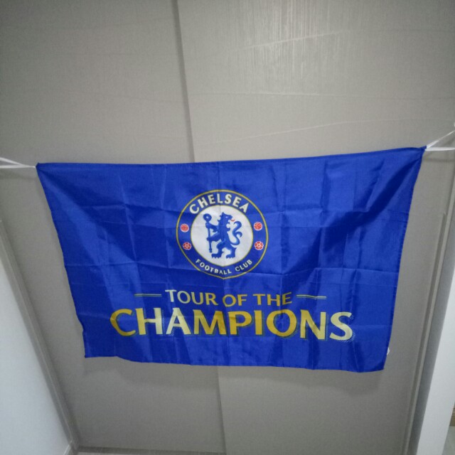 Chelsea Football Club Flag Sports Sports Games Equipment On