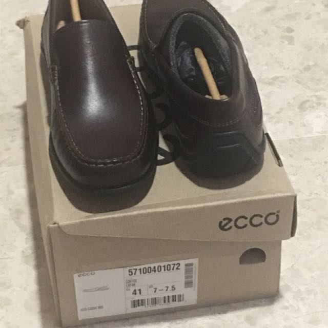 ecco classic moc coffee