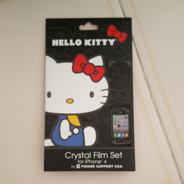 Hellokitty iphone 4 screenprotector (Category: Cases & Sleeves) located in Singapore. Submitted by felfelfel1234 (Listing ID 136576849, Image 1). Description: .