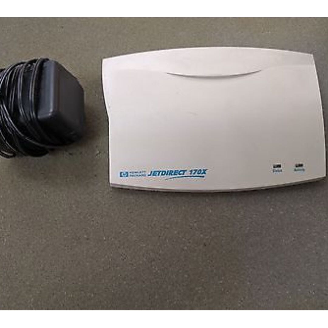 Hp Jetdirect 170x Parallel Port Print Server J3258b For Network Printer Printing Electronics Computer Parts Accessories On Carousell