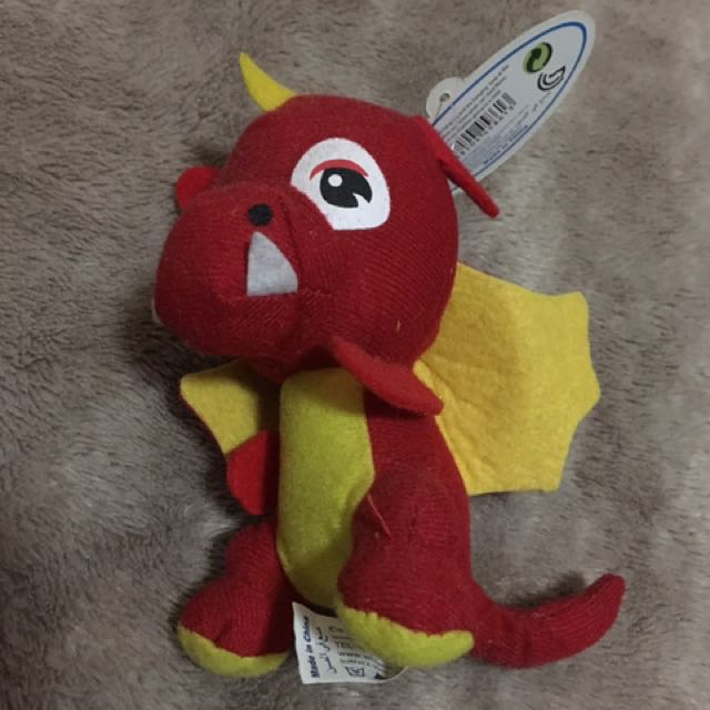 red dragon soft toy