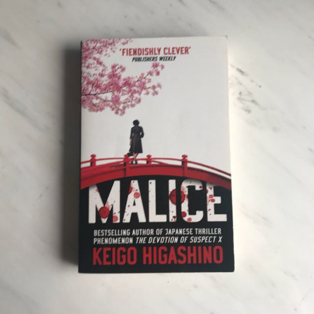 Malice By Keigo Higashino Books Stationery Children S Books On Carousell