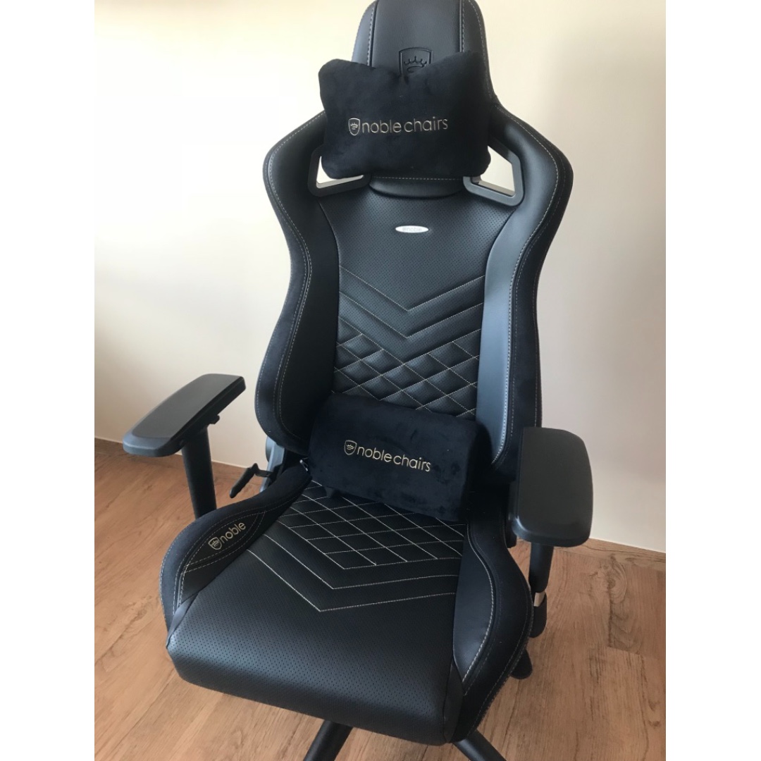 noblechairs noble chairs epic series gaming chair blackgold  bought oct  2017