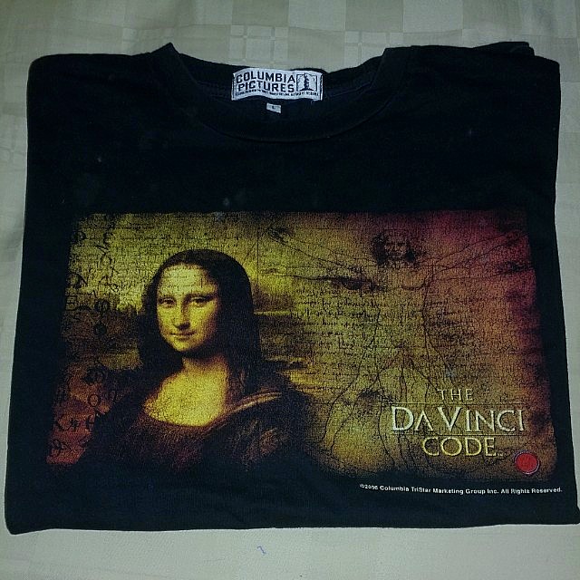 Mystery Thriller Film Shirt Vintage The Da Vinci Code Movie Unisex T-Shirt Leonardo da Vinci Thriller Shirt Movie Shirt, Horror Shirt