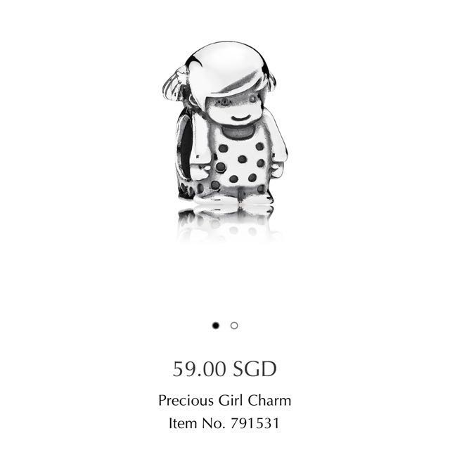 Pandora precious girl charm store