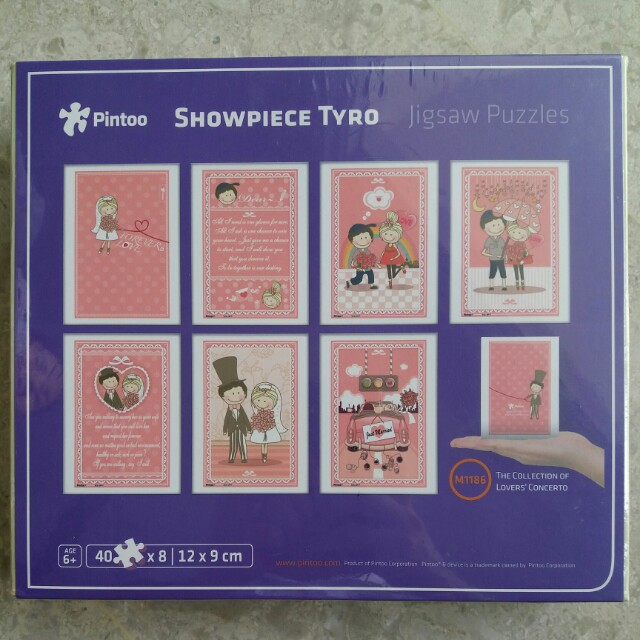 Pintoo Showpiece tyro wedding jigsaw puzzle 40 pieces x 8 pictures