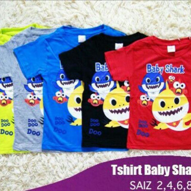baby shark kids shirt