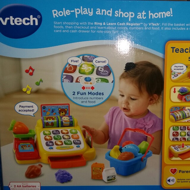 vtech ring and learn cash register