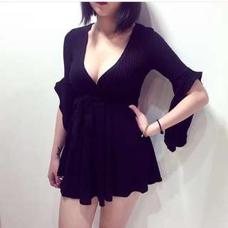 夜店 開叉 連身洋裝