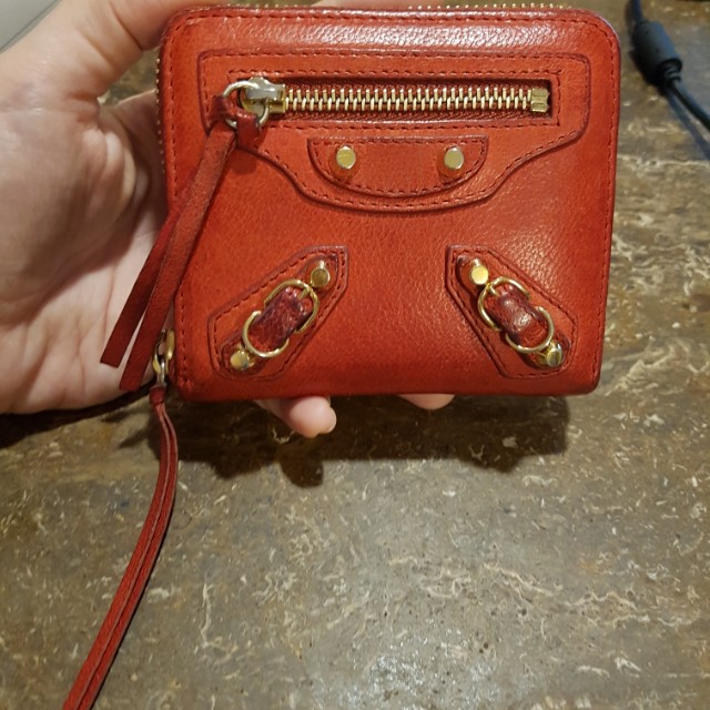 balenciaga compact wallet