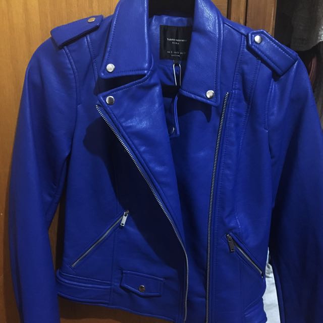 Brand New Zara Leather Jacket Women S Fashion Clothes On Carou