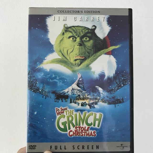 Dr Seuss How The Grinch Stole Christmas Dvd Hobbies And Toys Music And Media Cds And Dvds On Carousell