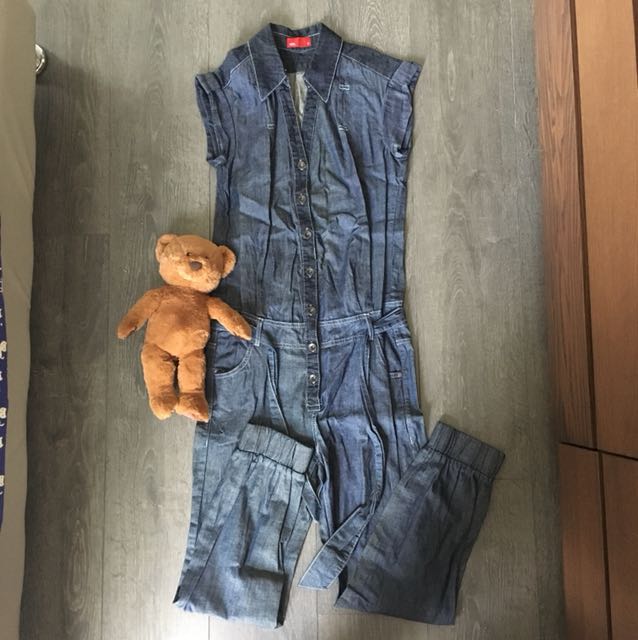 esprit denim jumpsuit