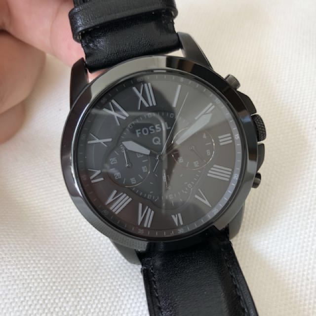 fossil q grant black